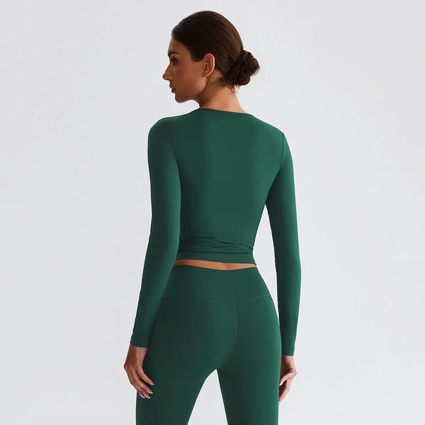 SPARK Recycled Slim Fit Yoga Long Sleeve Top LQ8016