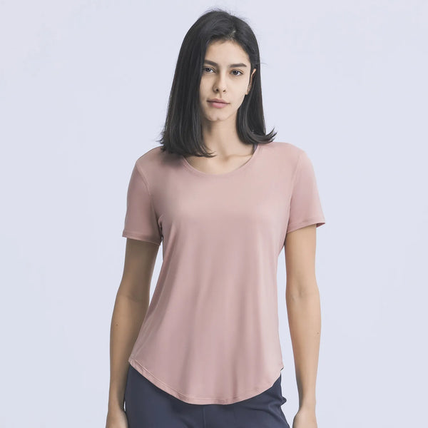 SPARK Loose Short Sleeve Yoga T Shirts DQ075