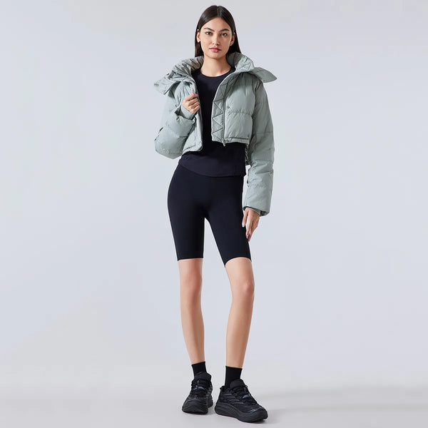 SPARK Winter Cropped Puffer Jacket DQ161