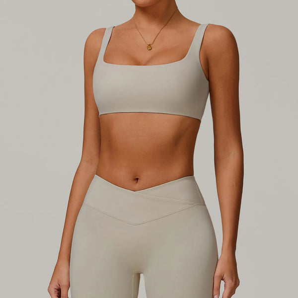 SPARK Quick Dry Square Neck Sports Bra ZC9177