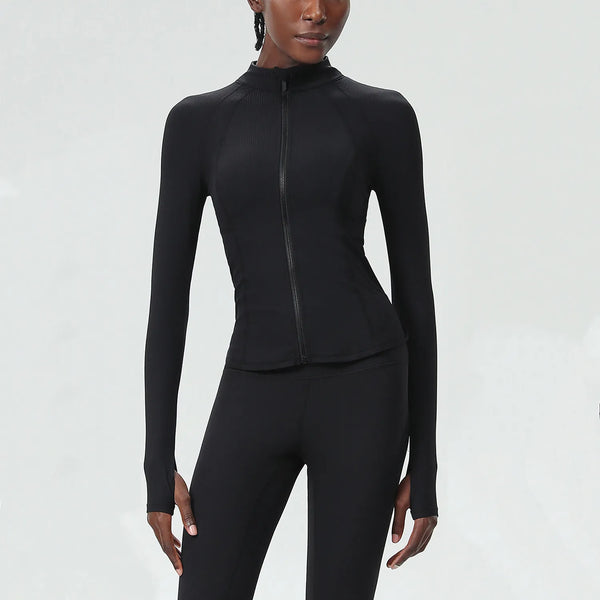 SPARK Lightweight Zipper Yoga Top SHD492