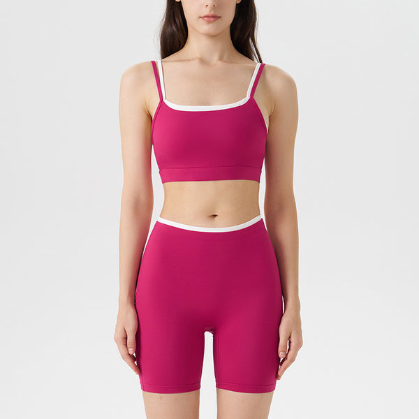 SPARK New Contrast Yoga Two Piece Set QY6568
