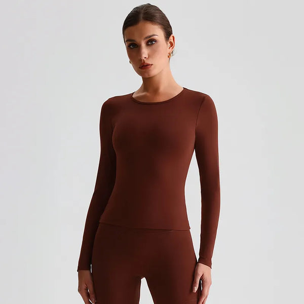 SPARK Recycled Slim Fit Yoga Long Sleeve Top LQ8016