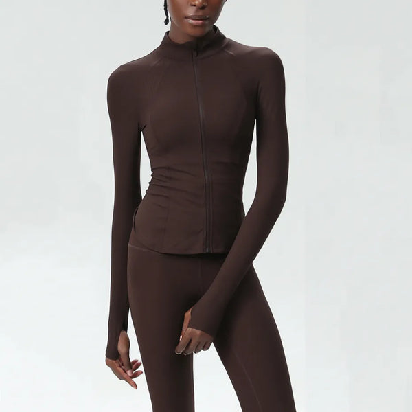 SPARK Lightweight Zipper Yoga Top SHD492