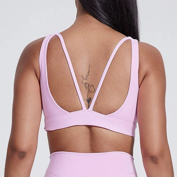 SPARK Soft Beautiful Back Fitness Bra LQ2128