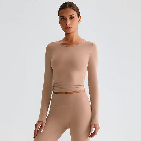 SPARK Recycled Slim Fit Yoga Long Sleeve Top LQ8016