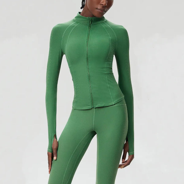 SPARK Lightweight Zipper Yoga Top SHD492