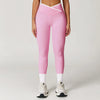 SPARK Color Block Cross Waist Yoga Leggings ZC9253