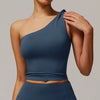 SPARK One-shoulder Twisted Yoga Tank Top ZC9152