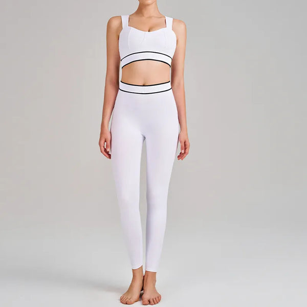 SPARK New Yoga Suit High Waist Two Piece Fitness Set QY6010