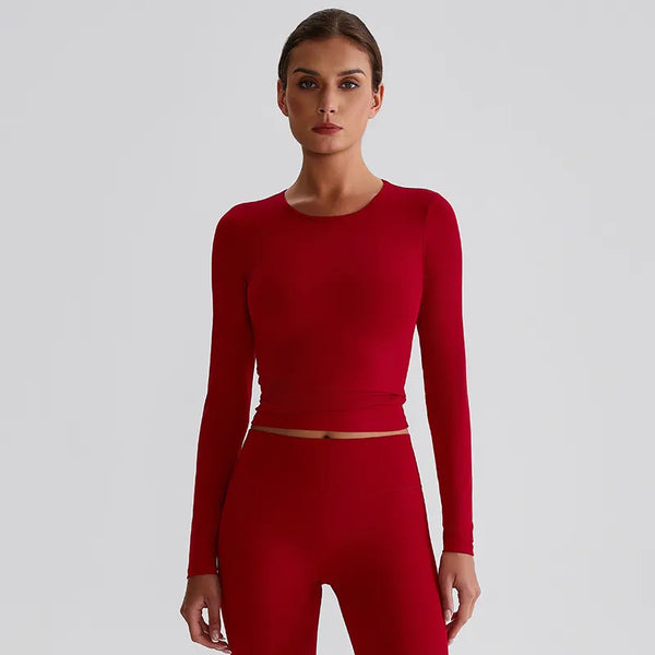 SPARK Recycled Slim Fit Yoga Long Sleeve Top LQ8016