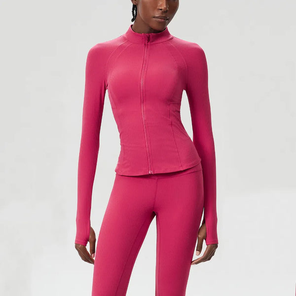 SPARK Lightweight Zipper Yoga Top SHD492