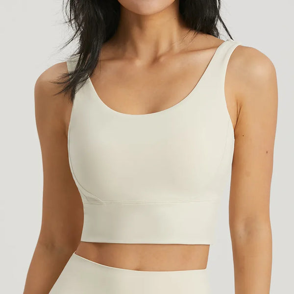 SPARK Fixed Cup Yoga Push-Up Shock Absorption Bra AD1518