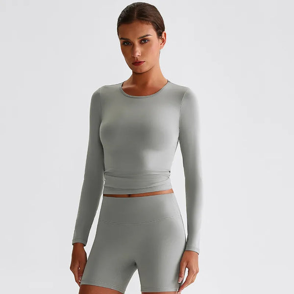 SPARK Recycled Slim Fit Yoga Long Sleeve Top LQ8016