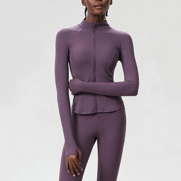 SPARK Lightweight Zipper Yoga Top SHD492