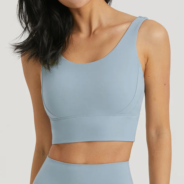 SPARK Fixed Cup Yoga Push-Up Shock Absorption Bra AD1518