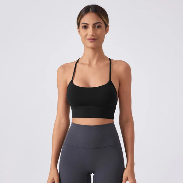 SPARK Spaghetti Thin Strap Y Back Sports Bra DQ200