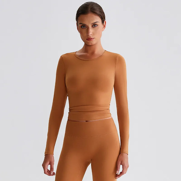 SPARK Recycled Slim Fit Yoga Long Sleeve Top LQ8016