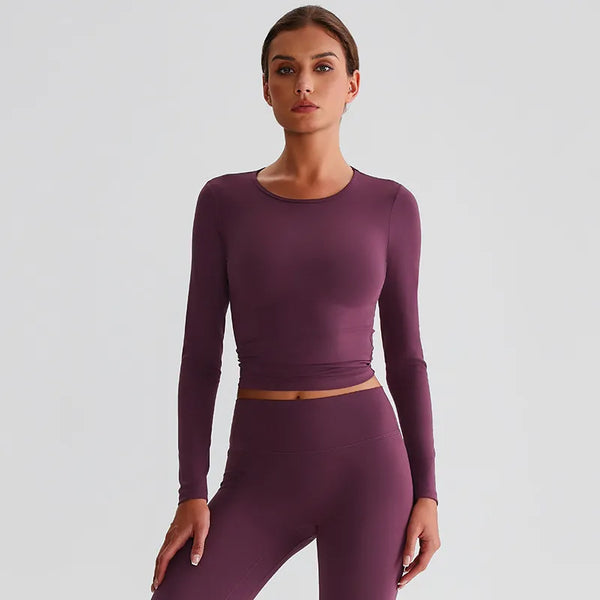 SPARK Recycled Slim Fit Yoga Long Sleeve Top LQ8016