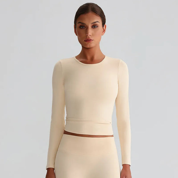 SPARK Recycled Slim Fit Yoga Long Sleeve Top LQ8016