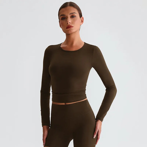 SPARK Recycled Slim Fit Yoga Long Sleeve Top LQ8016