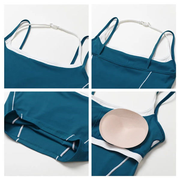 SPARK Color Block Cami Tank Top-Detail