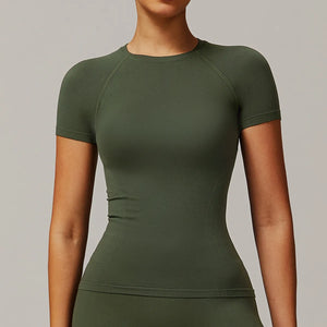 SPARK Seamless Fitness Short Sleeve Top ZC7731