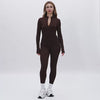 SPARK Plush Warm Stand Collar Zipper Long-sleeved Jumpsuit ZC5050