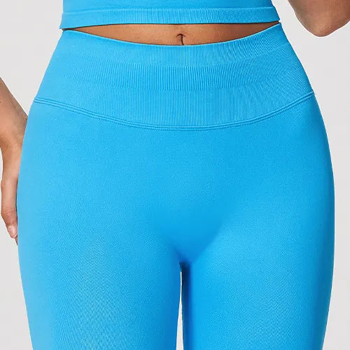 SPARK Seamless High-Waist Scrunch Butt Lifting Yoga Flare Pants ZC5112