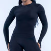SPARK Seamless High Elasticity Yoga Long Sleeve Top With Thumb Holes OD6896