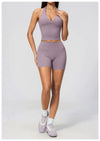 SPARK Women's Halter Deep V-neck Yoga Tank Top ZC4208