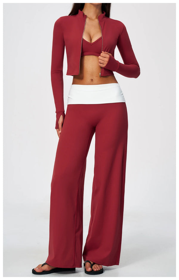 SPARK Women’s Cropped Style Yoga Fitness Jacket ZC9666