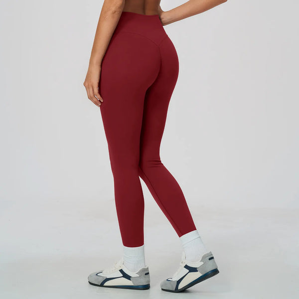 SPARK Women's Naked-Feel Cross Waist Yoga Leggings ZC2588