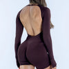 SPARK Seamless Open-Back Long-Sleeve Jumpsuit OD2796