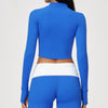 SPARK Women’s Cropped Style Yoga Fitness Jacket ZC9666