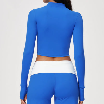 SPARK Women’s Cropped Style Yoga Fitness Jacket ZC9666