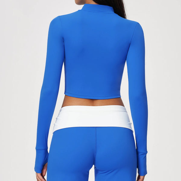 SPARK Women’s Cropped Style Yoga Fitness Jacket ZC9666