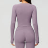 SPARK Women's Slim-Fit Long-Sleeve Yoga Top ZC4208