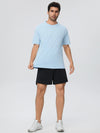 SPARK Men's Loose Fit Casual Sport Quick-drying T-shirt YEL61203