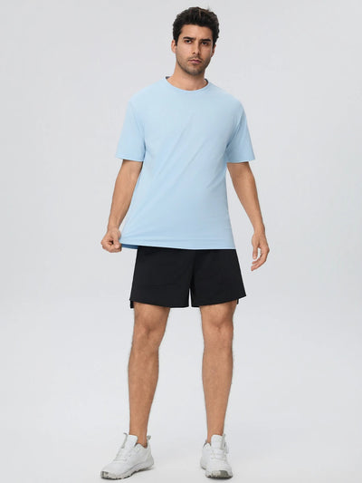 SPARK Men's Loose Fit Casual Sport Quick-drying T-shirt YEL61203