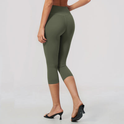 SPARK High Waist Capris Pants For Women ZC5529
