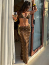 SPARK New Color-block Sexy Three-piece Bikini Set CHU651