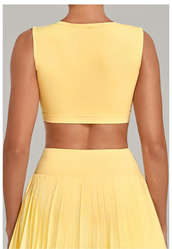 SPARK New Women's Cropped Tennis Sports Tank Top TF7710