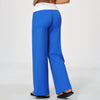 SPARK Women’s Color Block Fold-Over Waist Wide Leg Yoga Pants ZC9666