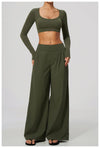 SPARK Women's Loose Wide-Leg Fit Athletic Pants ZC9599