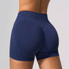 SPARK Women's Seamless High-Waisted Butt-Lifting Yoga Athletic Shorts ZC4535