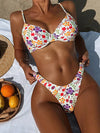 SPARK Floral Print Swimsuit CS738