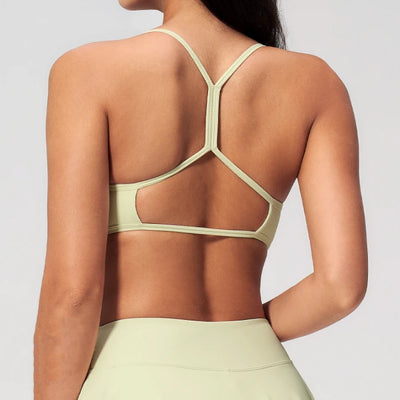 SPARK New Women's Y-Shape Back with Hollow Cutout Yoga Fitness Tennis Bra ZC2135