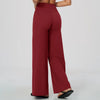 SPARK Women's Naked-Feel Cross Waist Yoga Wide Leg Pants ZC2588