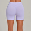 SPARK Women's Cross Waist Tummy Control Yoga Shorts TF9721